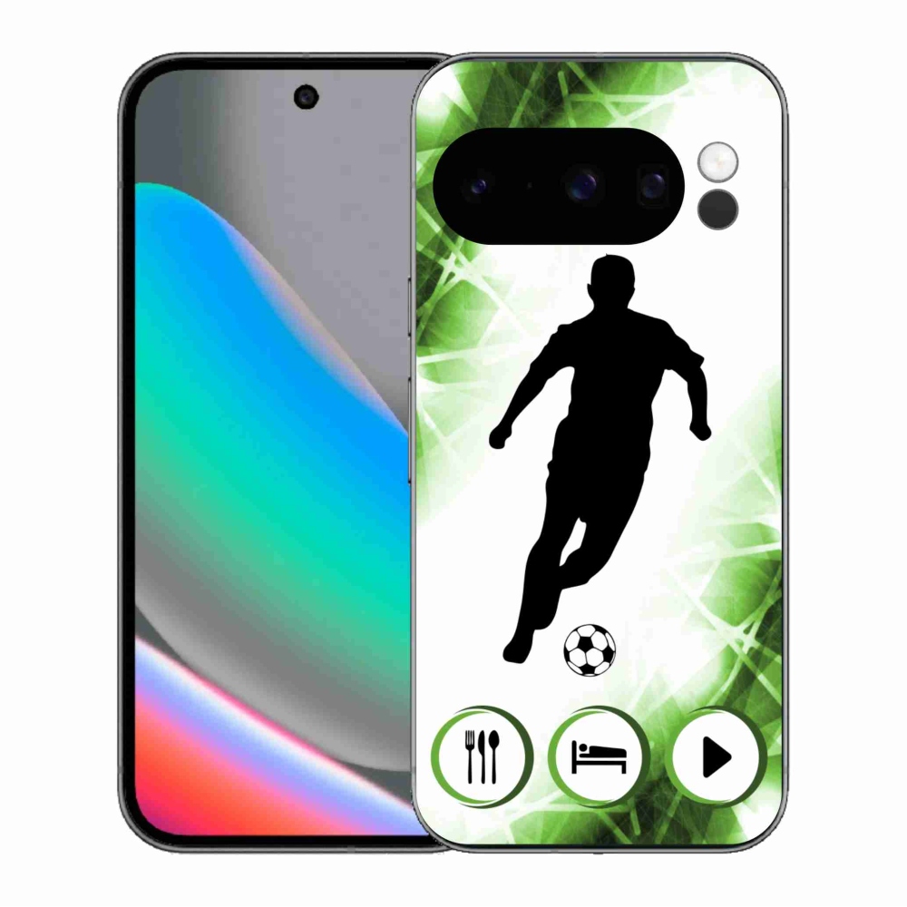 Gelový kryt mmCase na Google Pixel 10 Pro - fotbalista