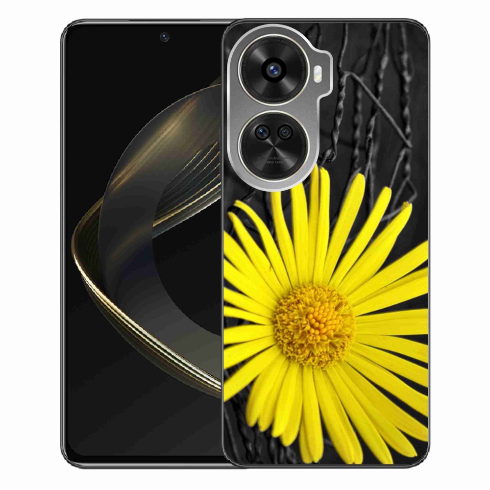 Gelový kryt mmCase na Huawei Nova 12 SE - žlutá květina