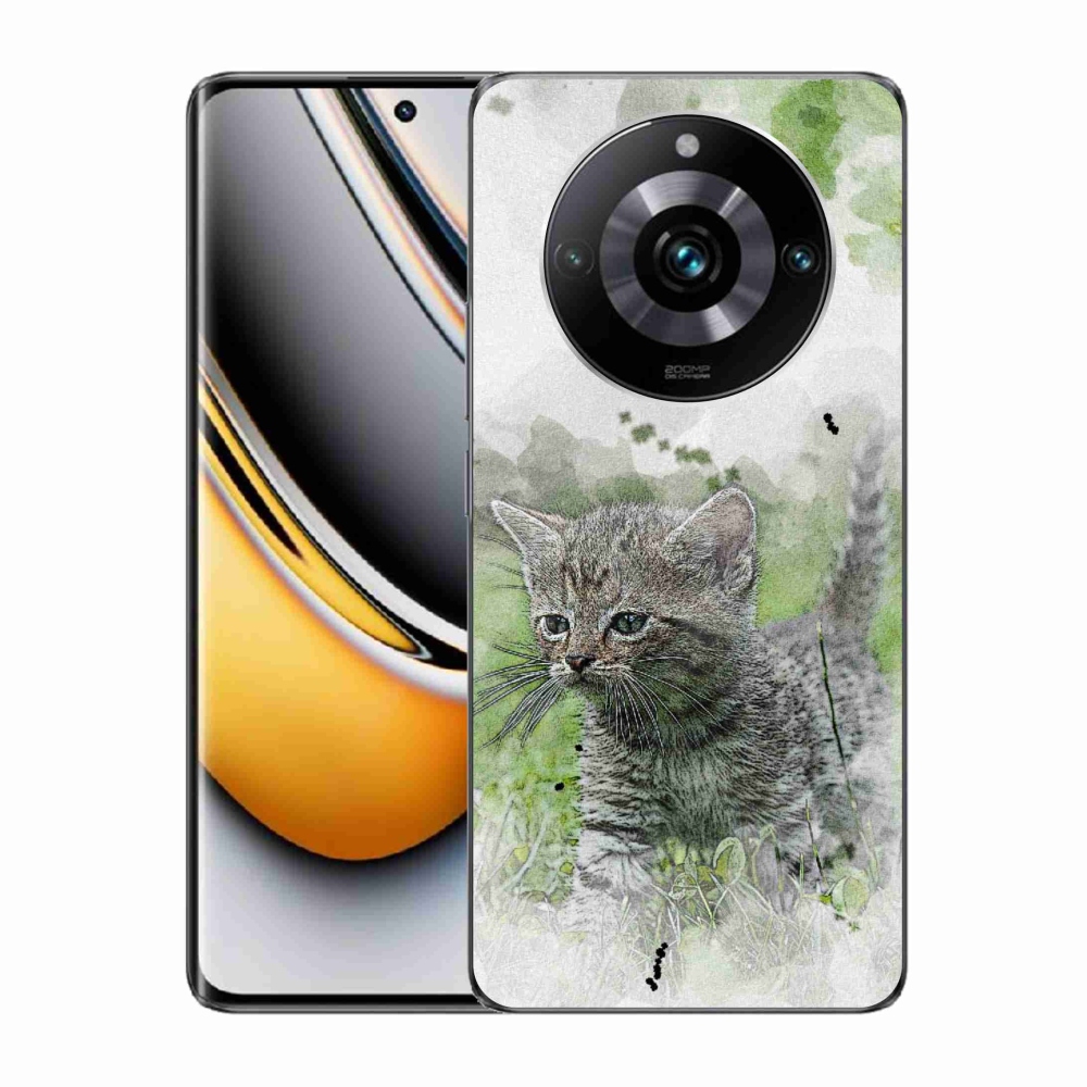 Gelový kryt mmCase na Realme 11 Pro/11 Pro+ - roztomilé kotě 1