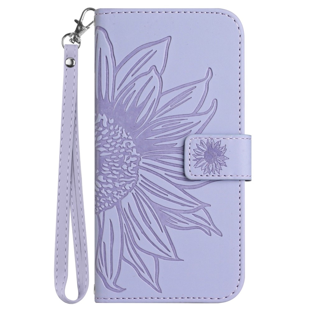 Sunflowers knížkové pouzdro na Xiaomi Redmi Note 14 Pro - světlefialové