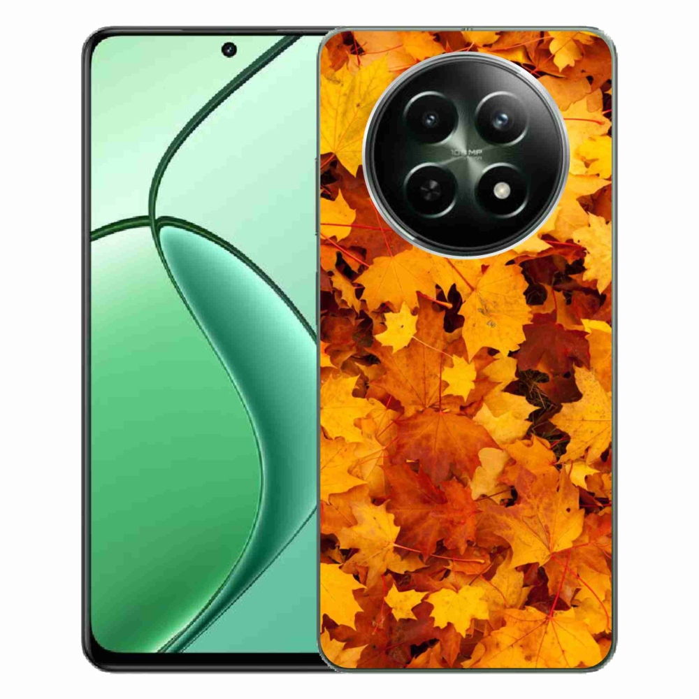 Gelový kryt mmCase na Realme 12 5G/12x 5G - javorové listy