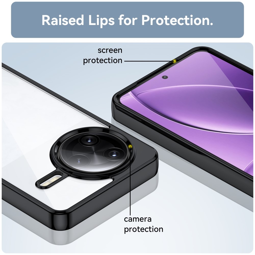 Gelový obal s pevnými zády na Xiaomi Poco F7 Ultra - černý