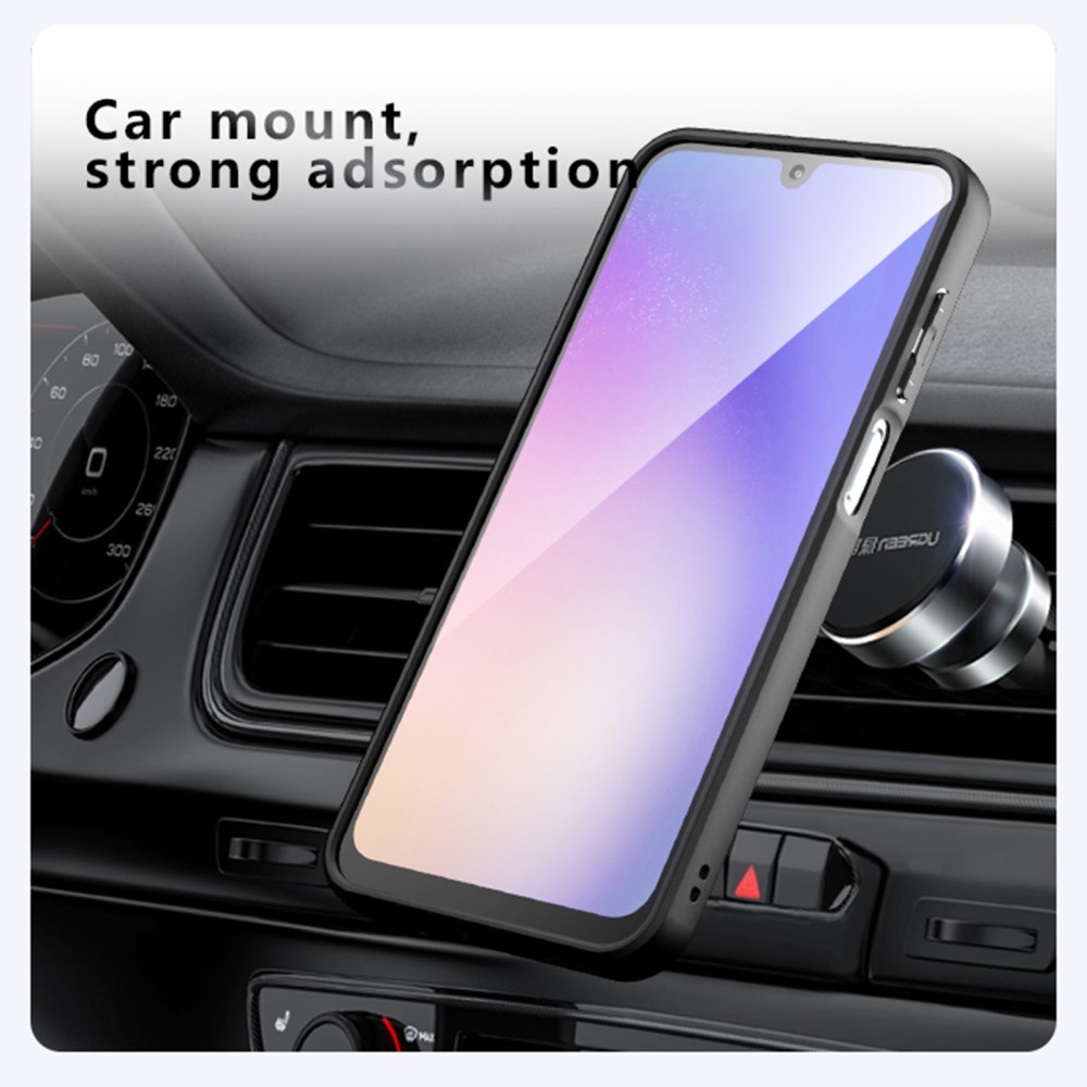 Case matný gelový obal s MagSafe na Samsung Galaxy A16 4G/5G - černý