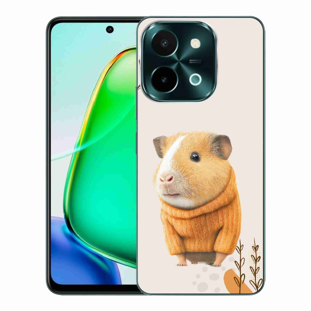 Gelový kryt mmCase na Vivo Y28 - morče ve svetru