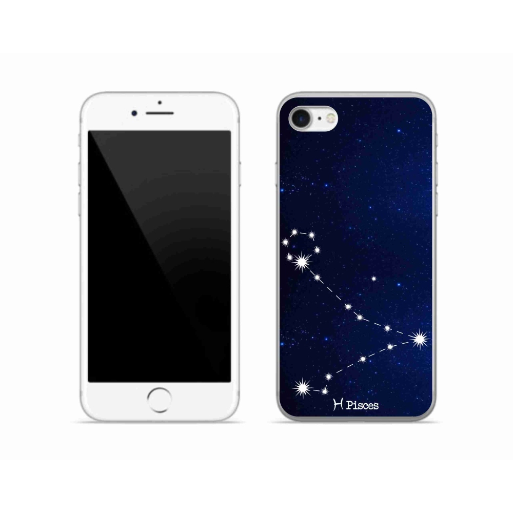 Gelový kryt mmCase na iPhone SE (2020) - souhvězdí Ryby