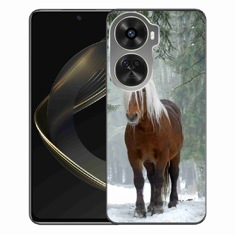 Gelový obal mmCase na Huawei Nova 12 SE - kůň v lese