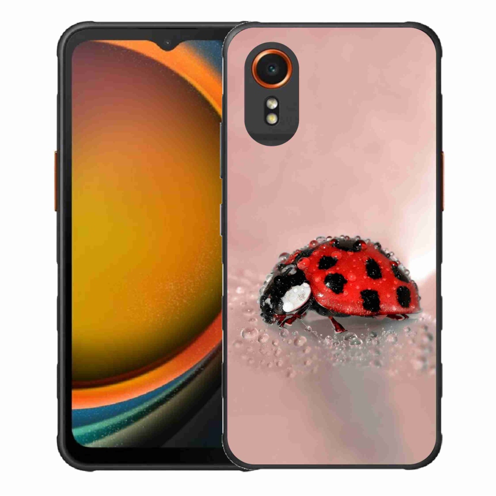 Gelový kryt mmCase na Samsung Galaxy Xcover 7 - beruška