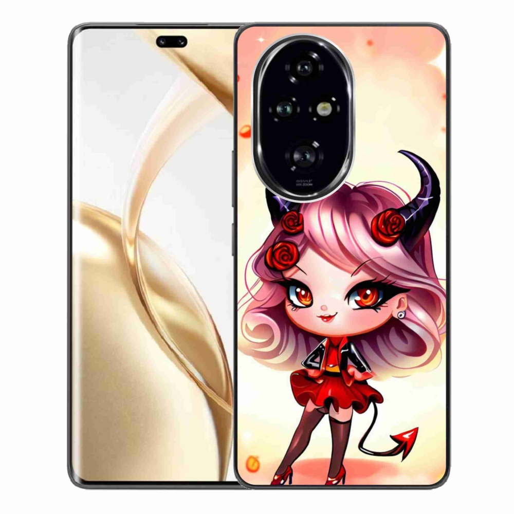 Gelový kryt mmCase na Honor 200 Pro 5G - kreslená čertice