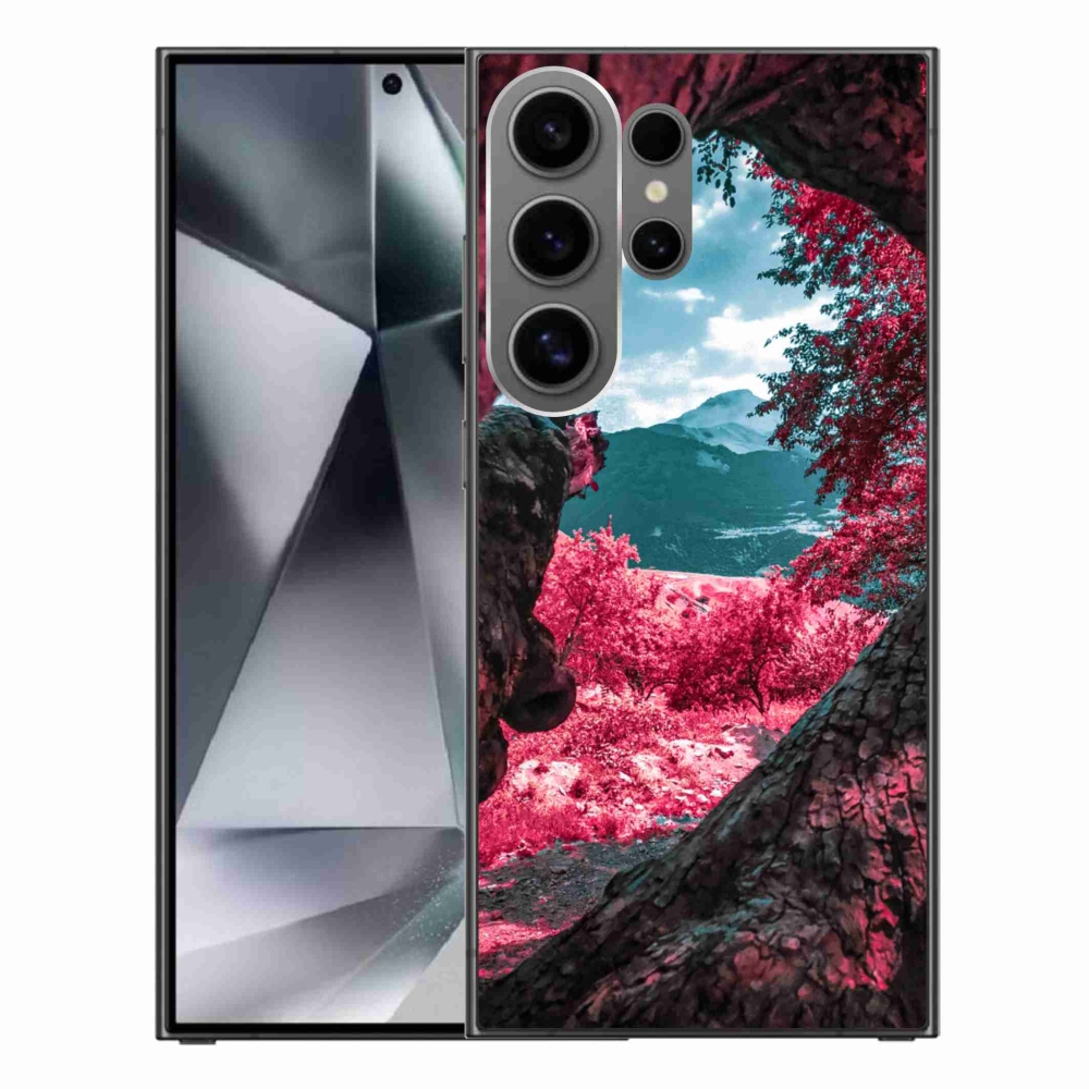 Gelový kryt mmCase na Samsung Galaxy S24 Ultra - výhled na hory