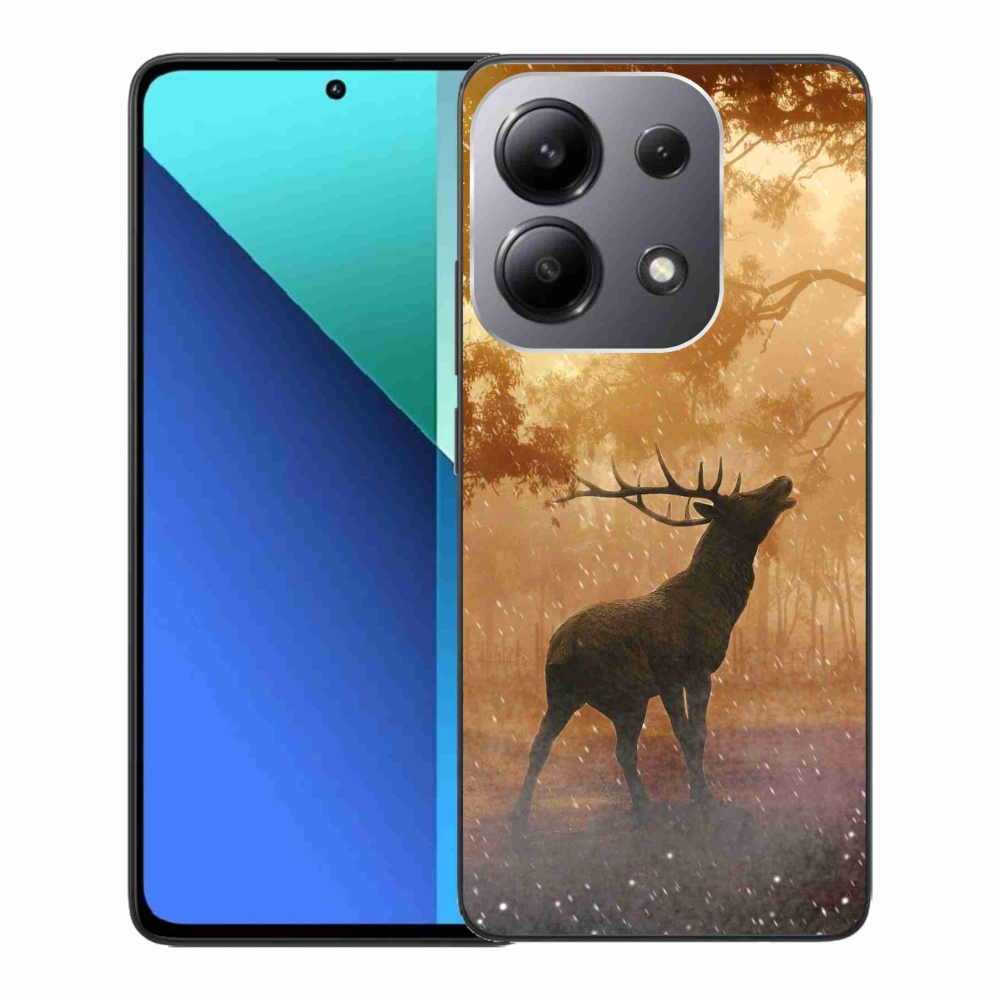 Gelový kryt mmCase na Xiaomi Redmi Note 13 - jelen v říji