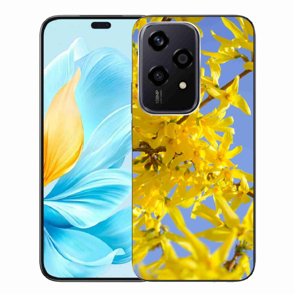 Gelový kryt mmCase na Honor 200 Lite 5G - žluté květy