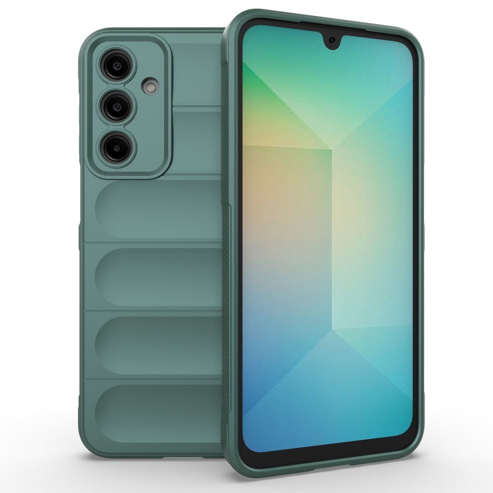 Rugg odolný gelový obal na Samsung Galaxy A16 4G/5G - zelený