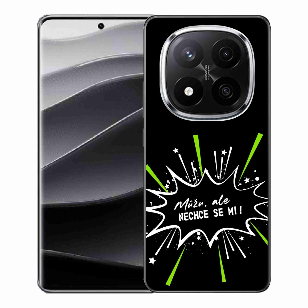 Gelový kryt mmCase na Xiaomi Redmi Note 14 Pro+ 5G - vtipný text 11 černé pozadí