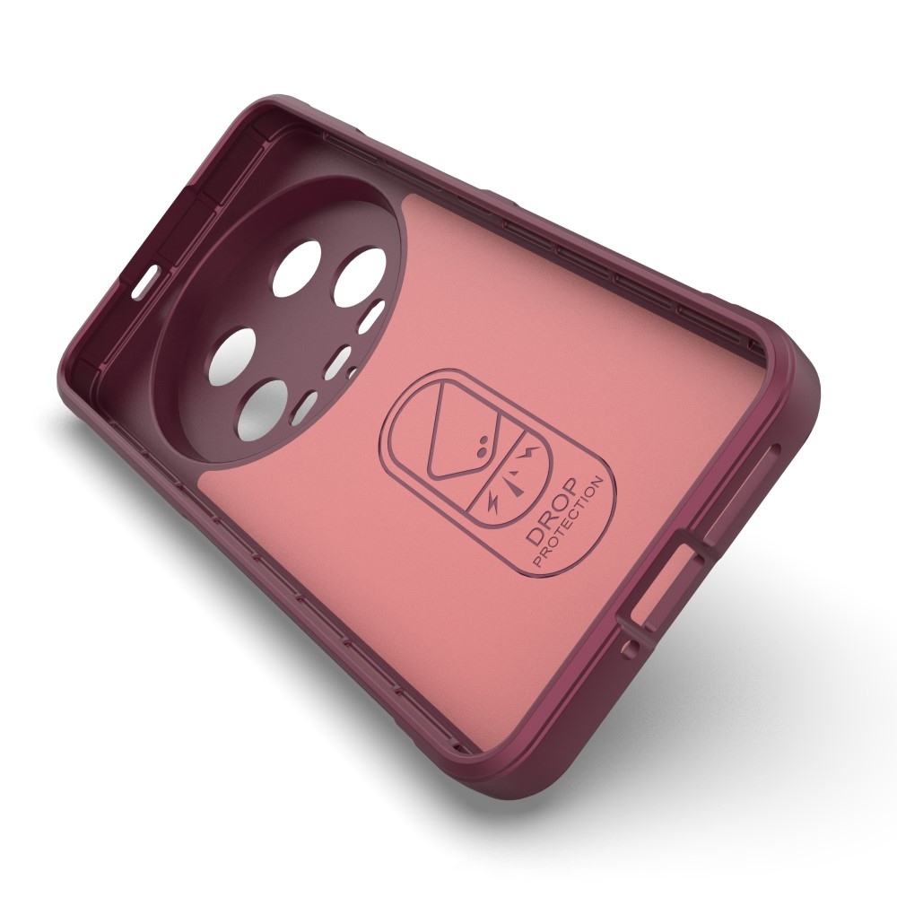 Rugg odolný gelový obal na Xiaomi 14 Ultra - vínový