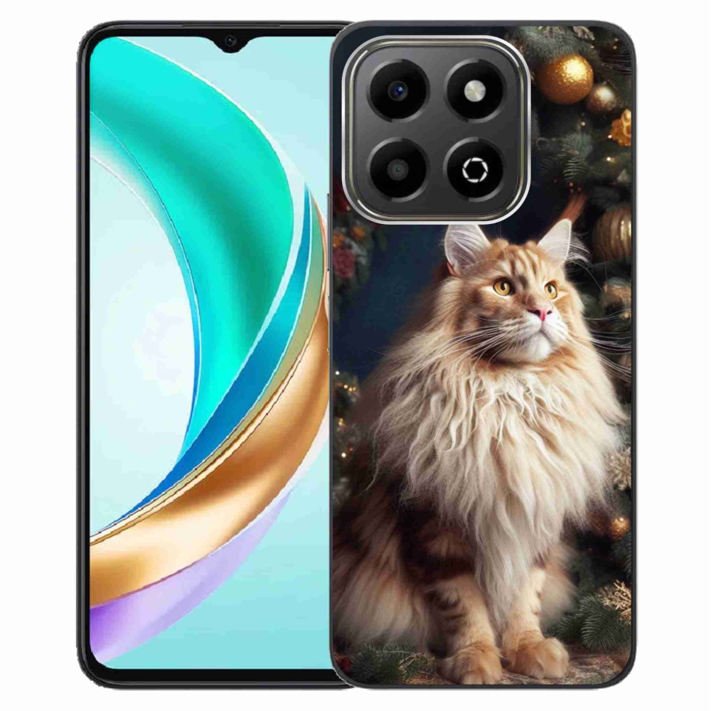 Gelový kryt mmCase na Honor X6b - kočka u stromku