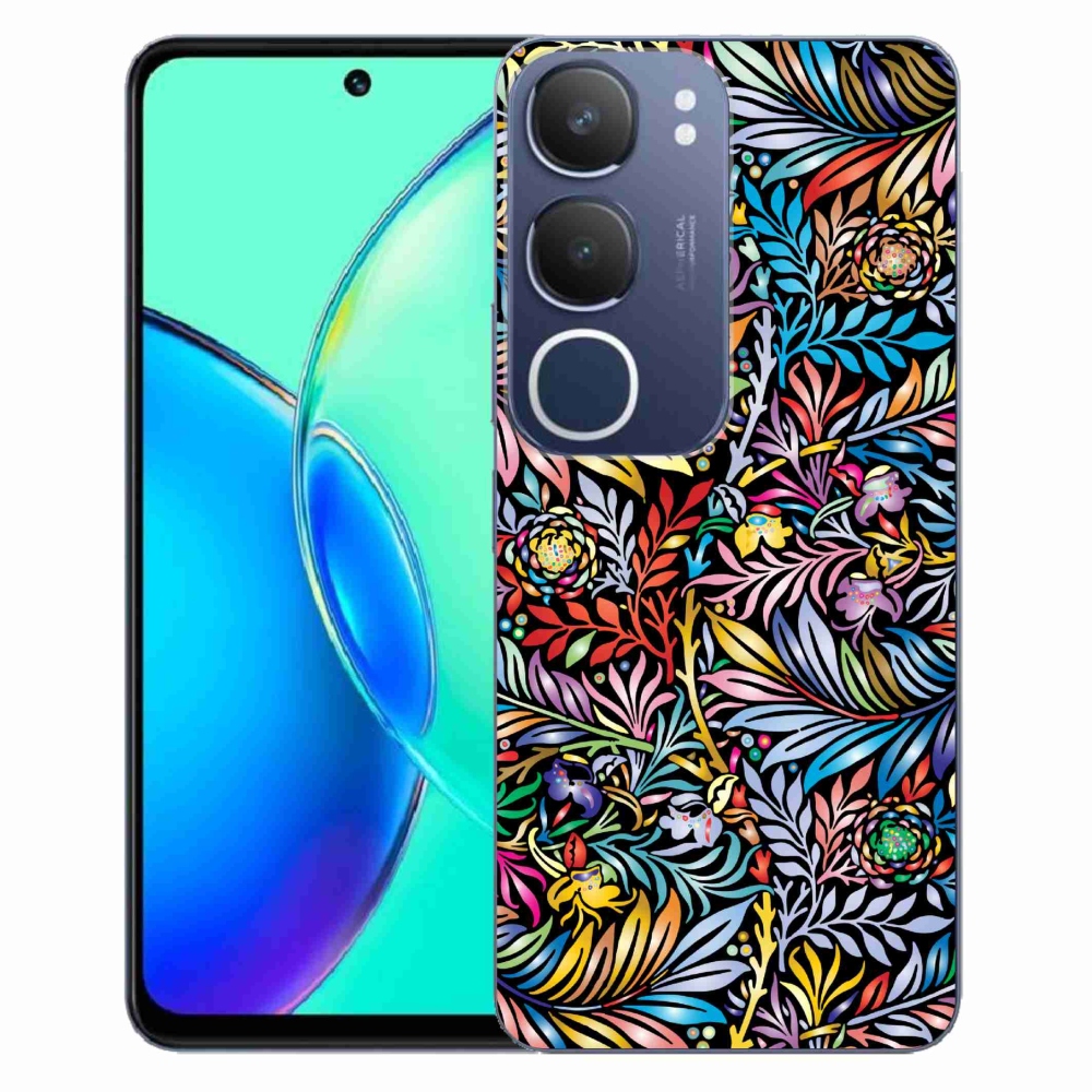 Gelový kryt mmCase na Vivo Y19s - květiny 5