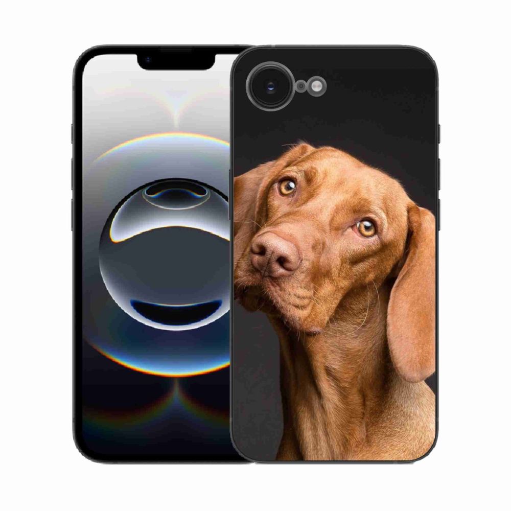 Gelový kryt mmCase na iPhone 16e - maďarský ohař