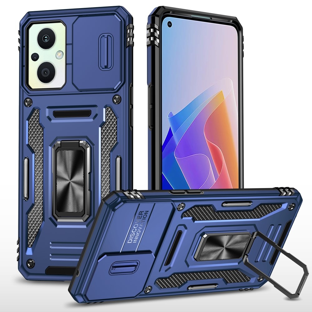 Lens odolný hybridní kryt na Oppo Reno 7 Lite 5G - tmavěmodrý