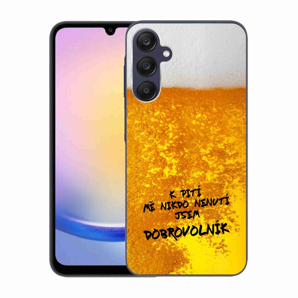 Gelový kryt mmCase na Samsung Galaxy A25 5G - pivní motiv 4