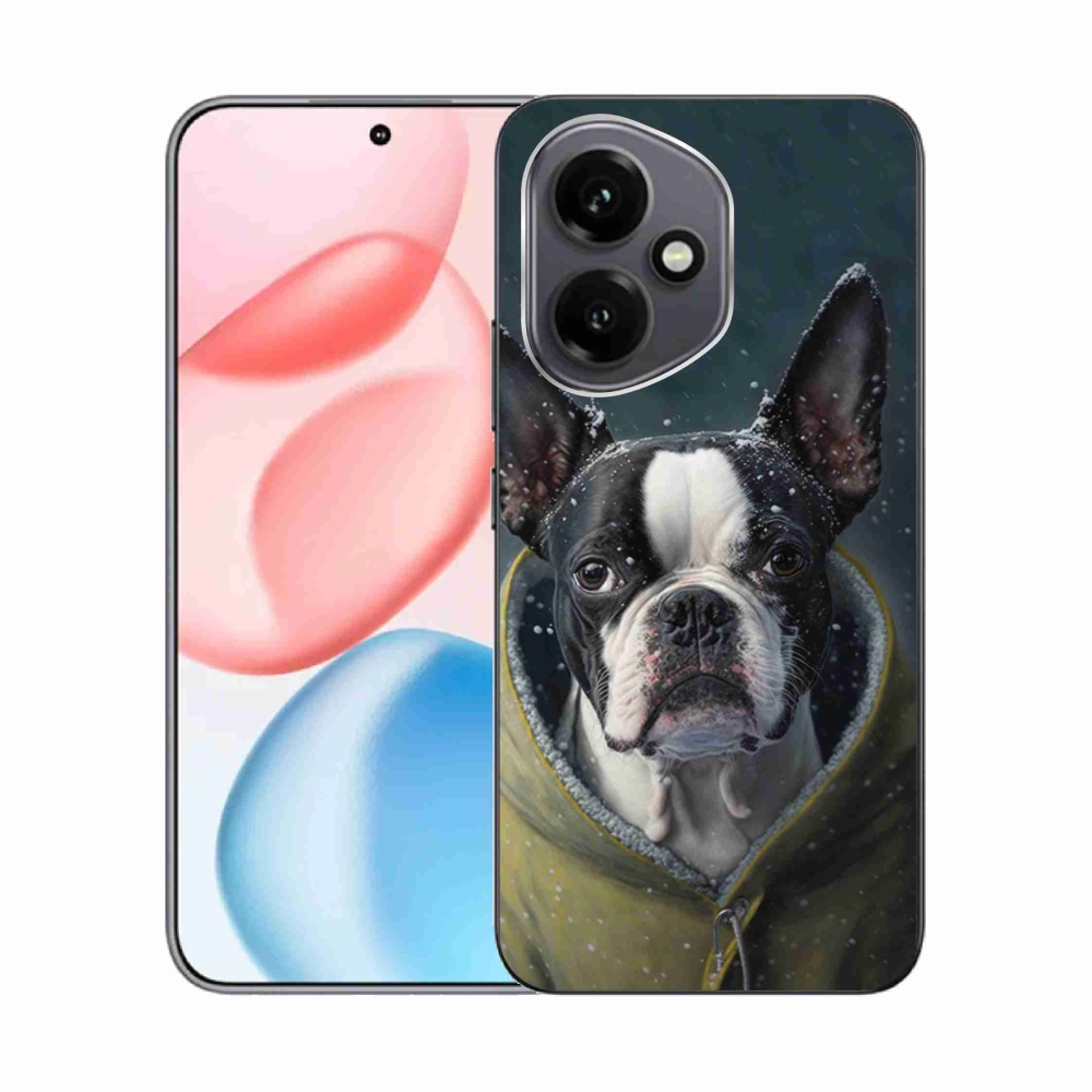 Gelový kryt mmCase na Honor 400 - buldoček