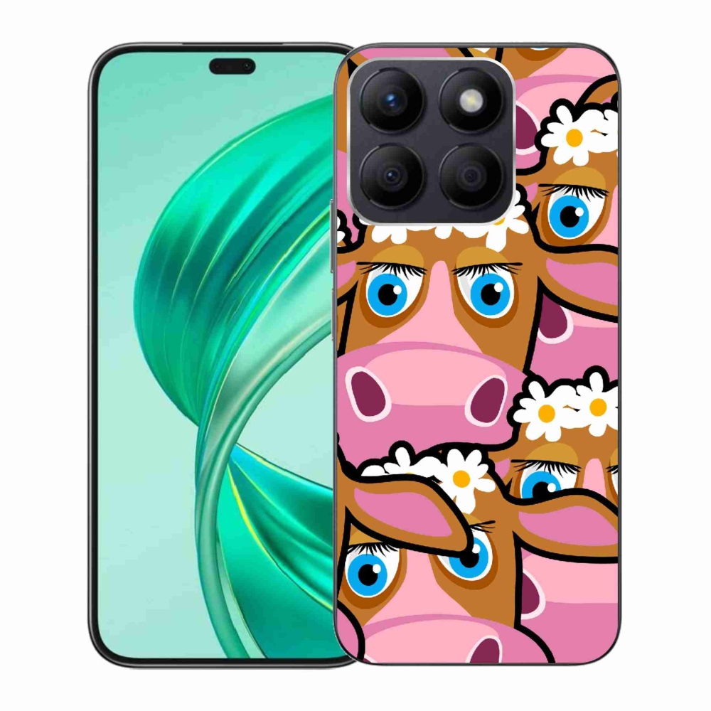 Gelový kryt mmCase na Honor X8b - kreslené kravičky