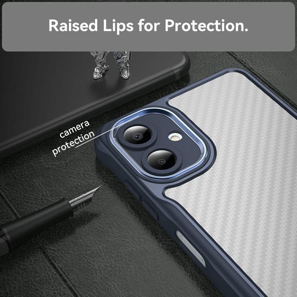 Textures odolný kryt na Samsung Galaxy A06 4G - modrý