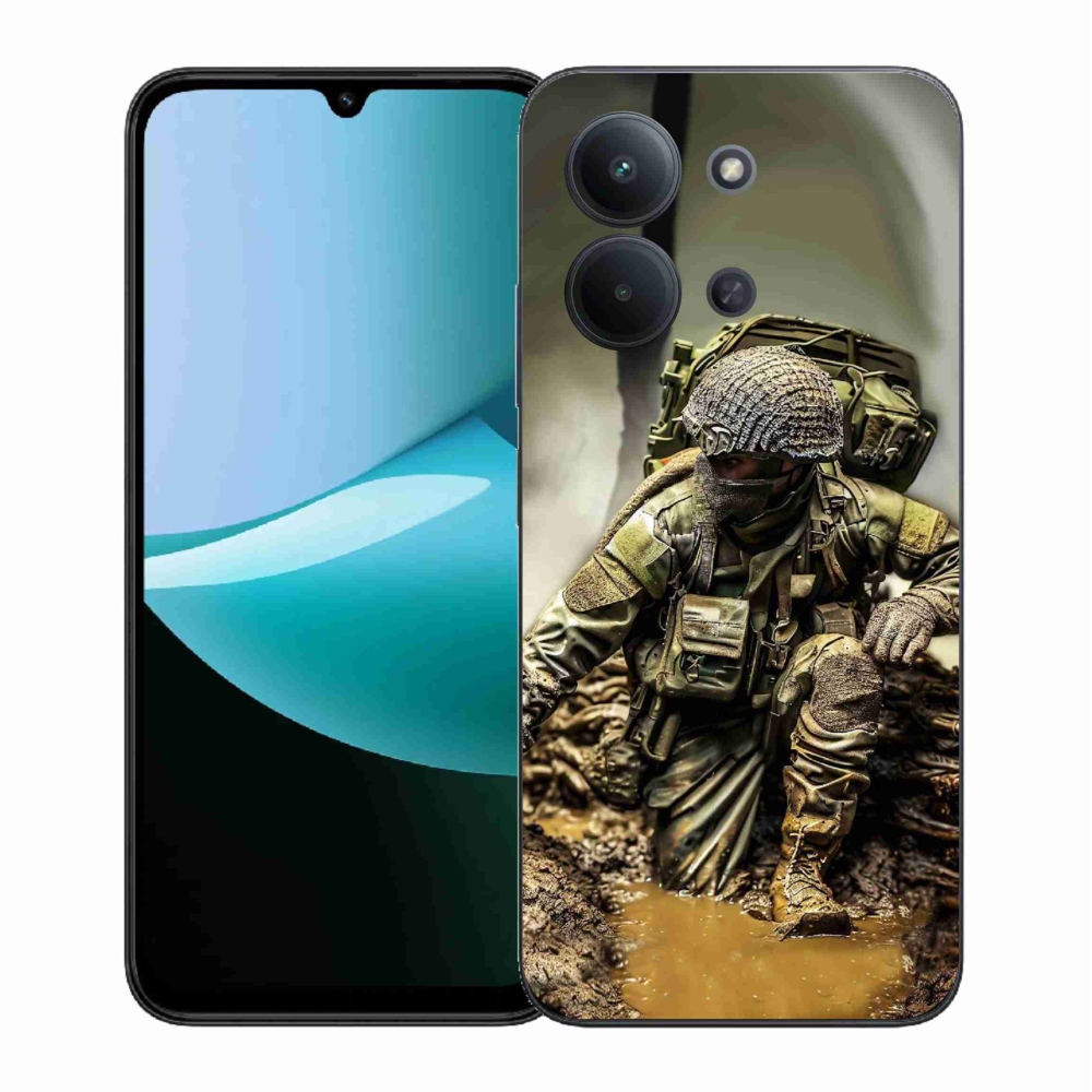 Gelový kryt mmCase na Xiaomi Redmi 15C 4G (171mm)/Poco C85 4G (171mm) - voják