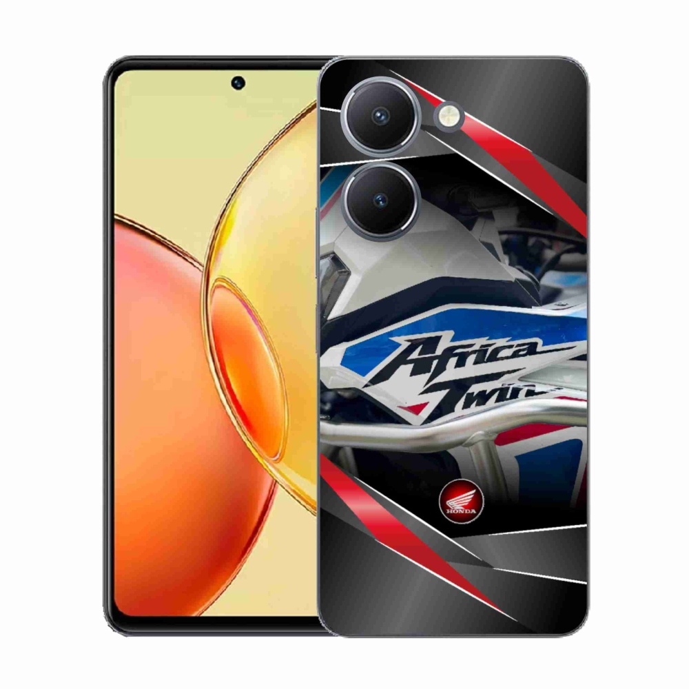 Gelový kryt mmCase na Vivo Y36 - motorka honda