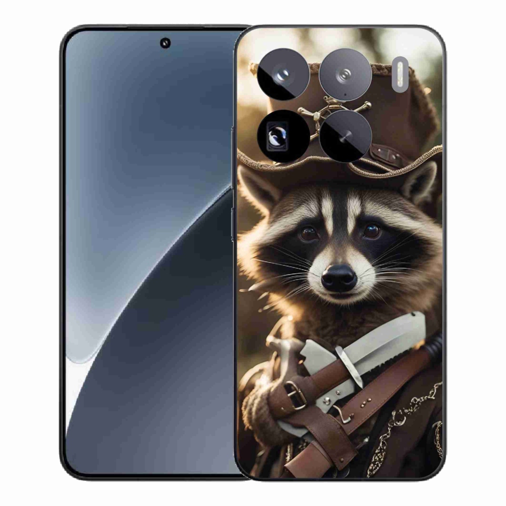 Gelový kryt mmCase na Xiaomi 15 Pro - mýval v uniformě