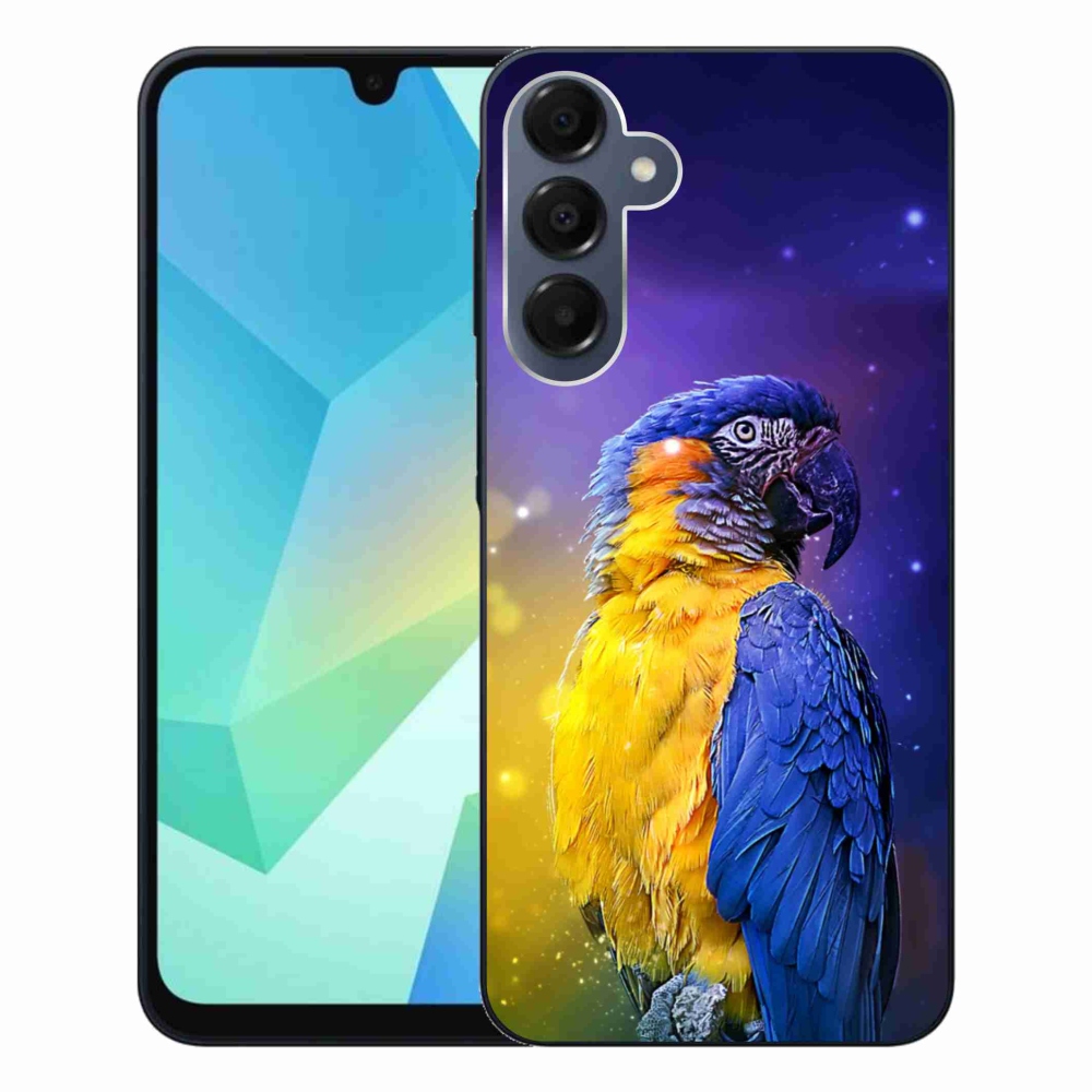 Gelový obal mmCase na Samsung Galaxy A16 4G/5G - papoušek ara 1
