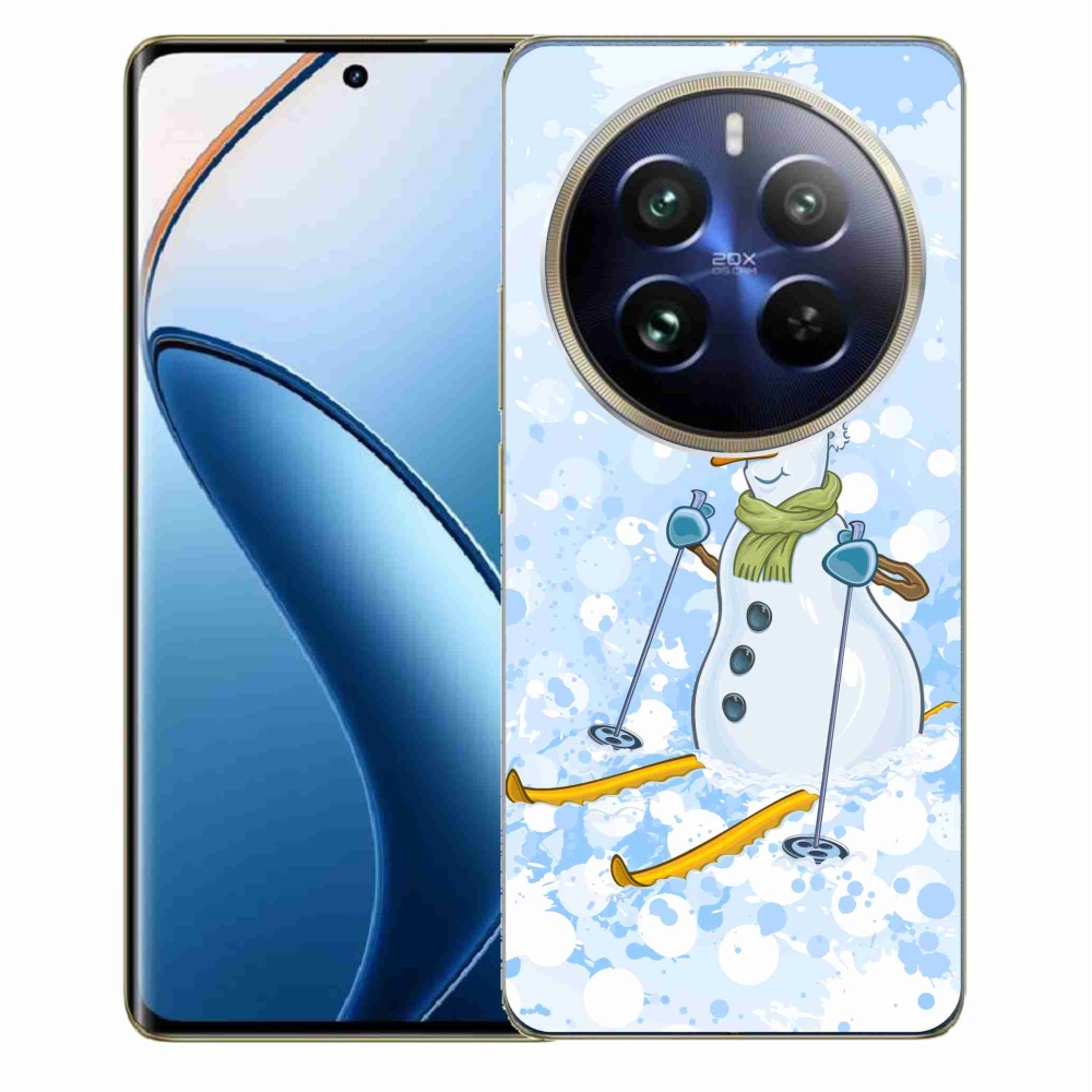 Gelový kryt mmCase na Realme 12 Pro 5G/12 Pro+ 5G - sněhulák