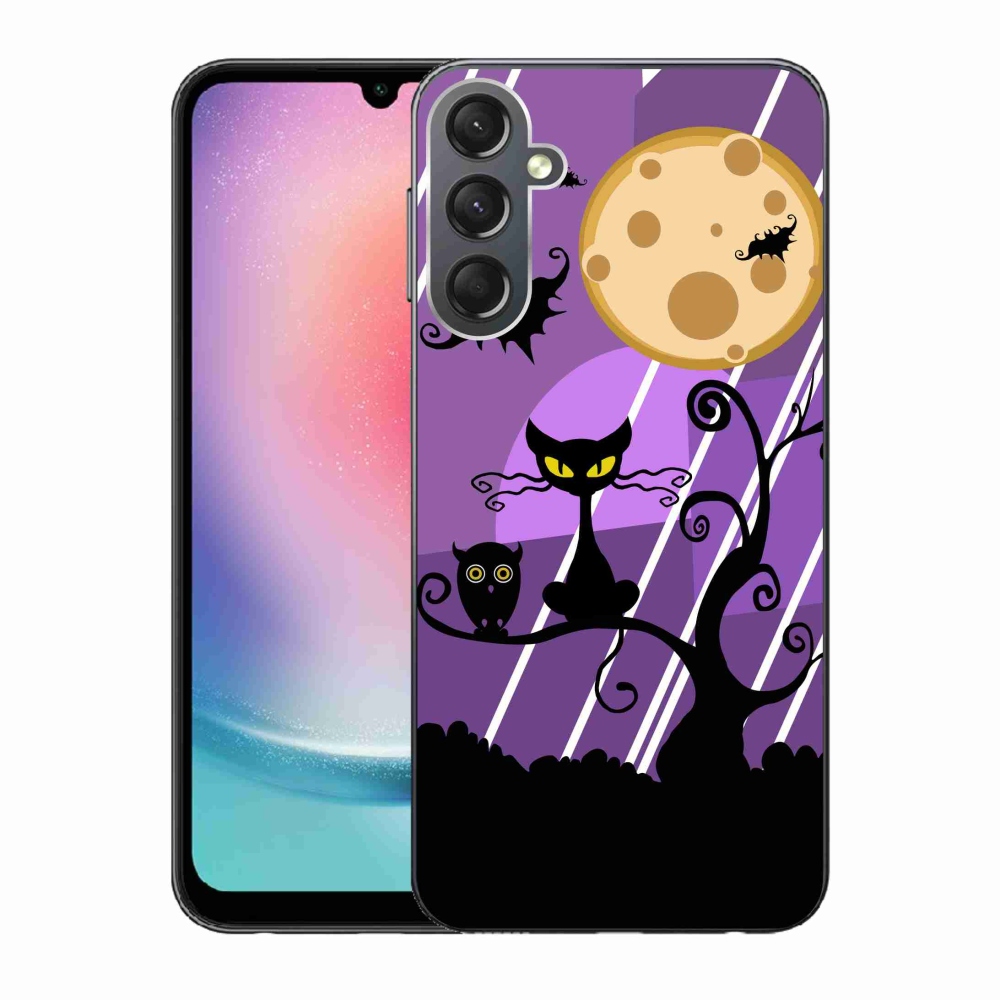 Gelový kryt mmCase na Samsung Galaxy A24 - halloween