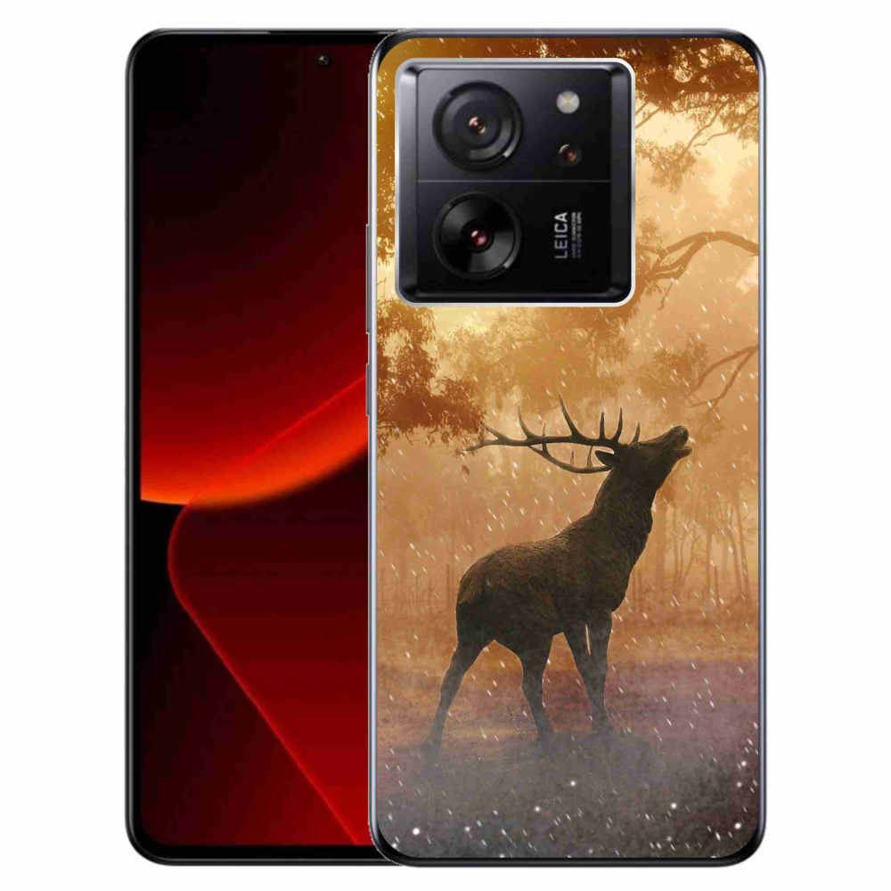 Gelový kryt mmCase na Xiaomi 13T/13T Pro - jelen v říji