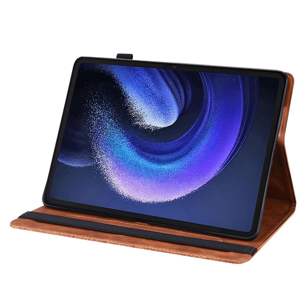 Imprint zavírací pouzdro na Xiaomi Pad 6 - hnědé