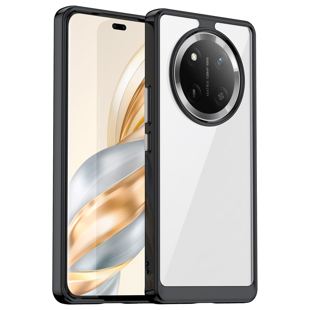 Gelový obal s pevnými zády na Honor Magic 7 Lite 5G - černý