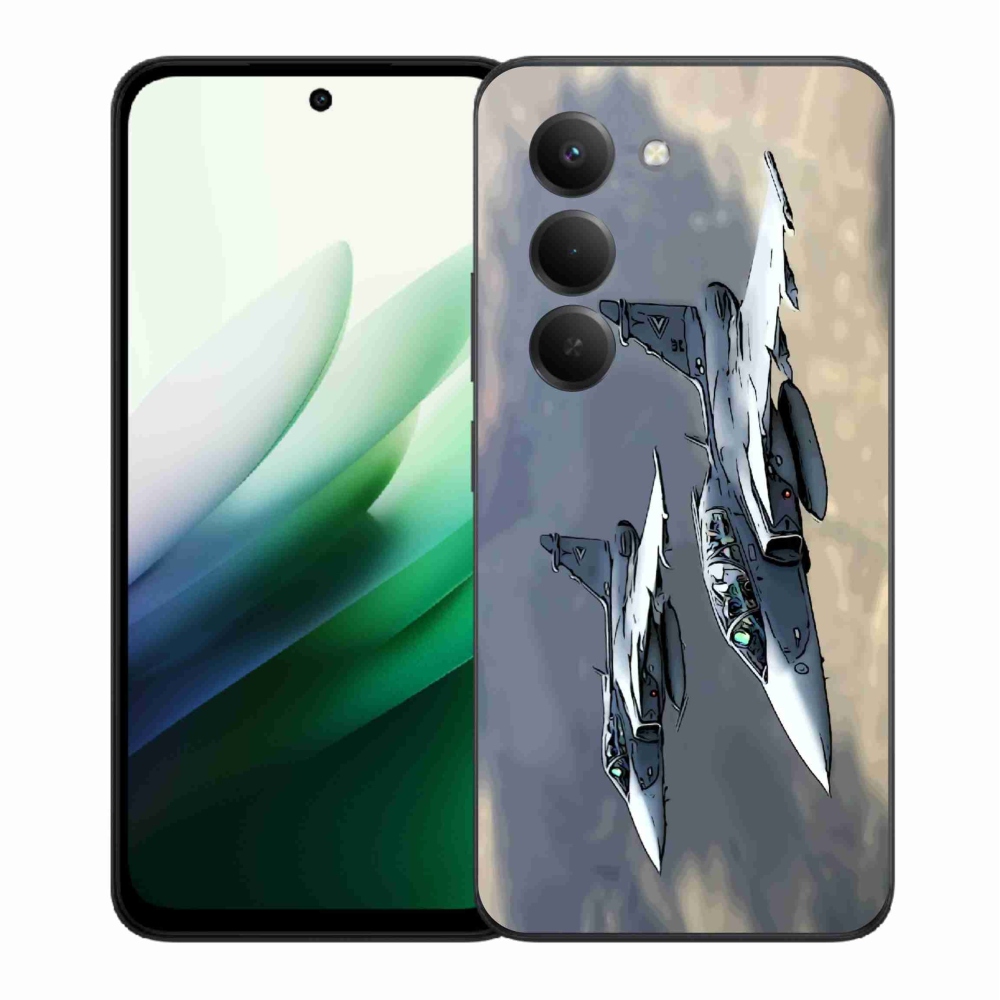 Gelový kryt mmCase na Xiaomi Redmi 15 5G (169mm) - stíhačky