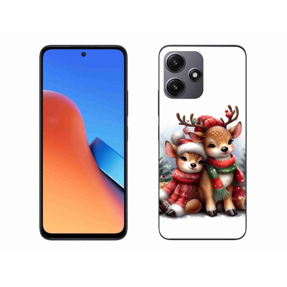 Gelový kryt mmCase na Xiaomi Redmi 12 5G - vánoční sobi