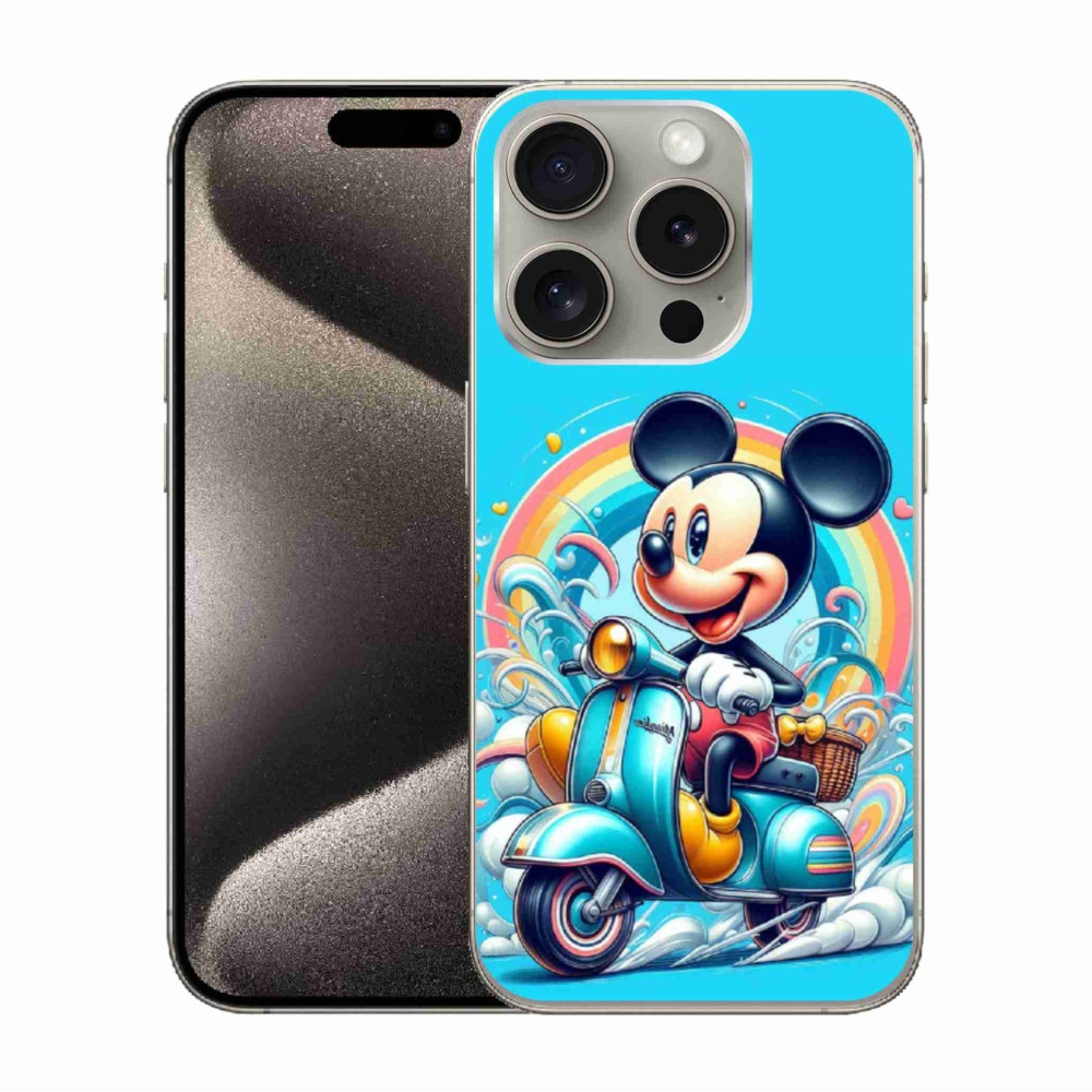 Gelový kryt mmCase na iPhone 15 Pro - mickey mouse 2