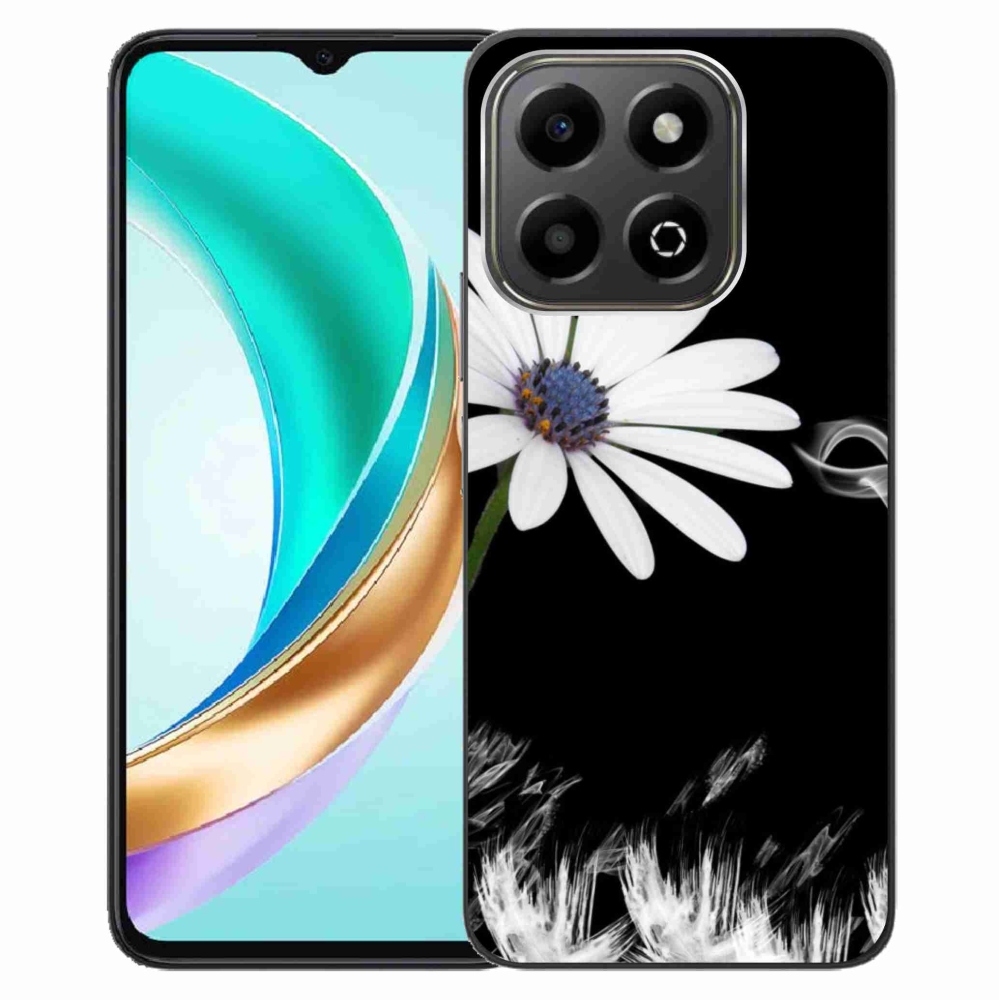 Gelový kryt mmCase na Honor X6b - bílá květina