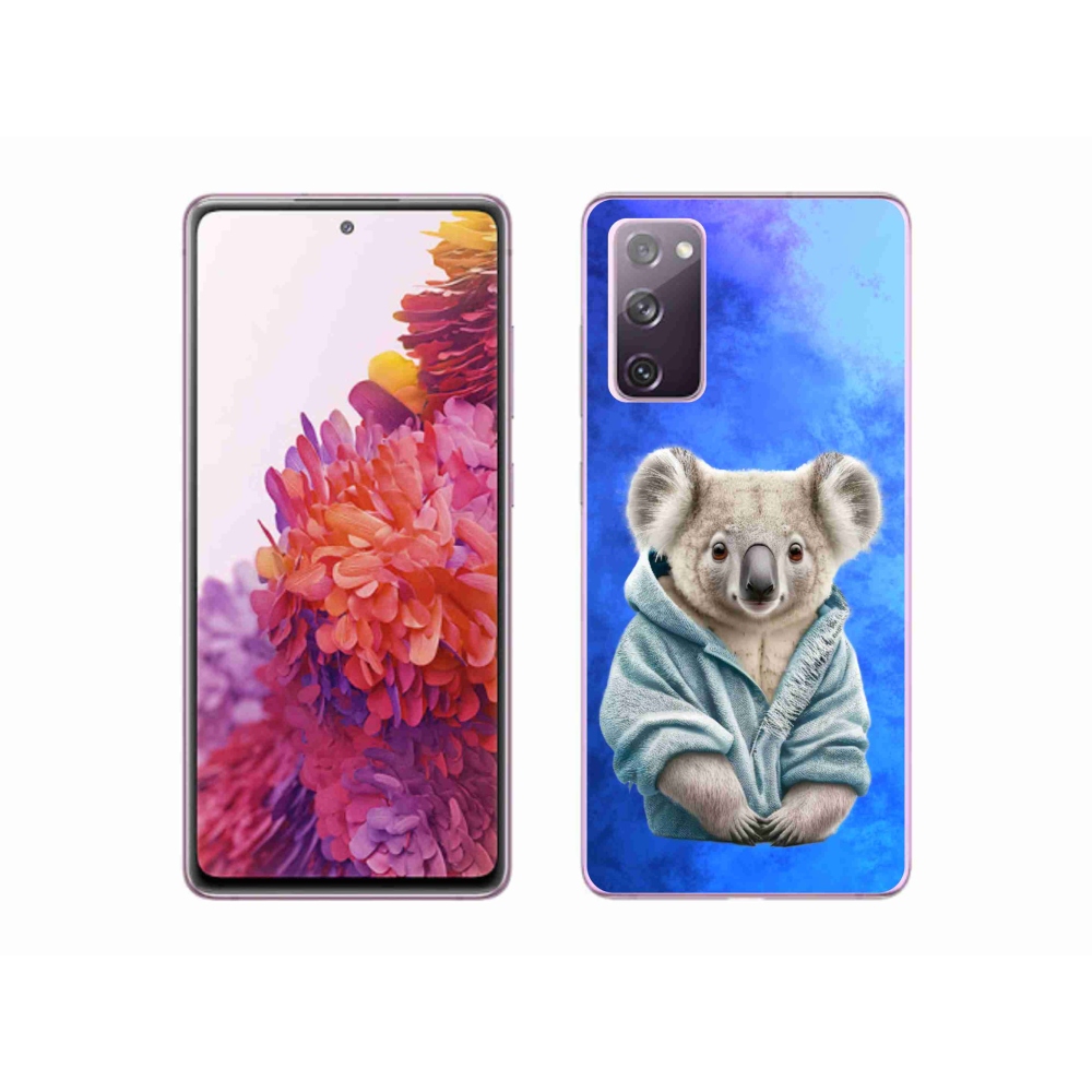 Gelový kryt mmCase na Samsung Galaxy S20 FE - koala ve svetru