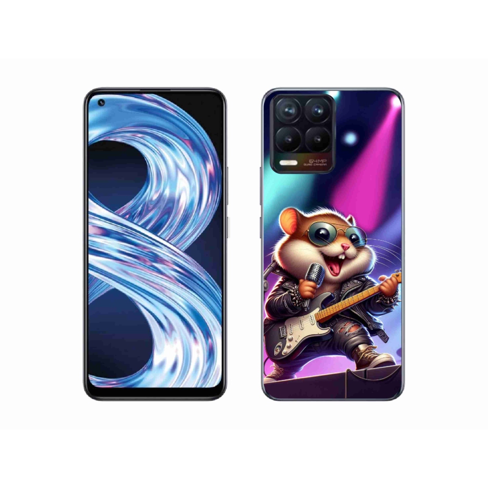 Gelový kryt mmCase na Realme 8 4G - křeček rocker