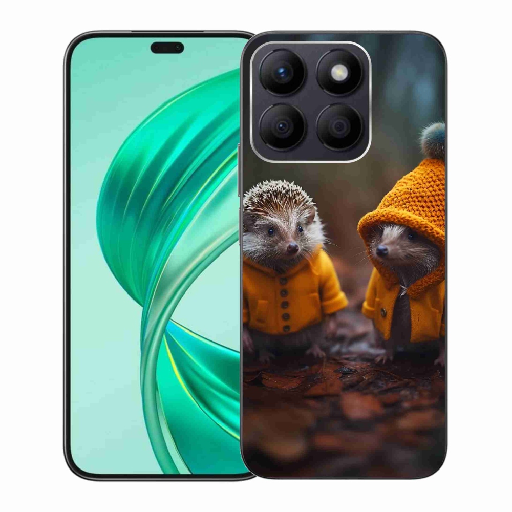 Gelový kryt mmCase na Honor X8b - ježci