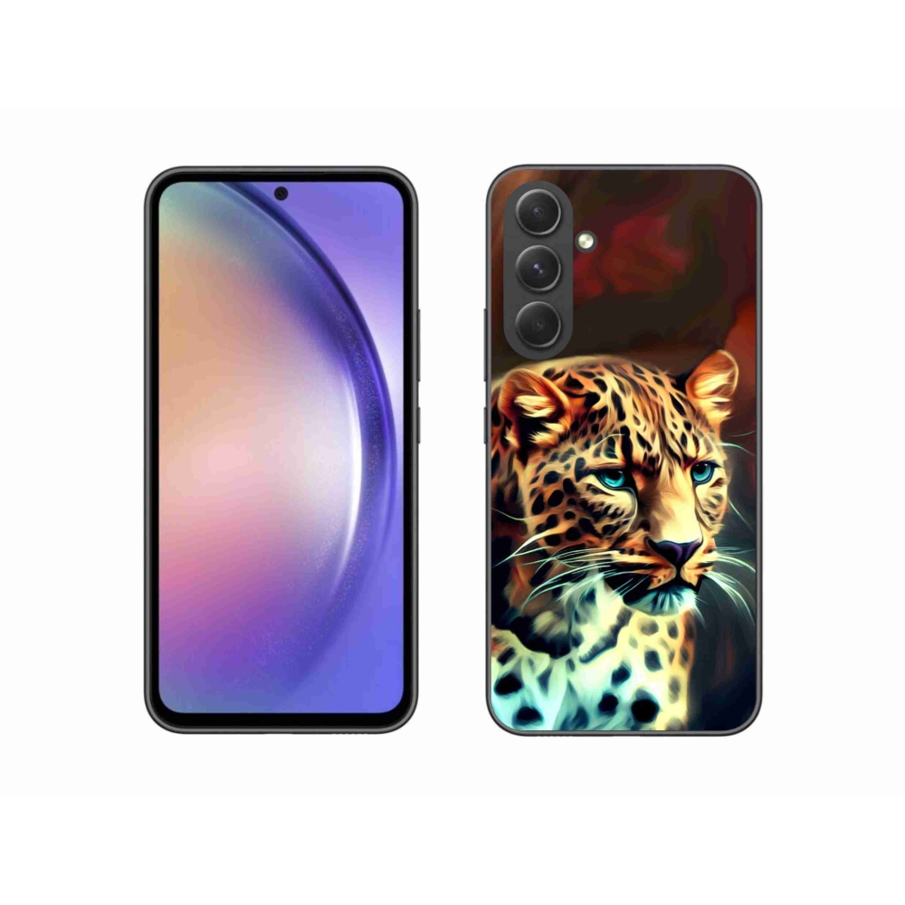 Gelový kryt mmCase na Samsung Galaxy A54 5G - leopard