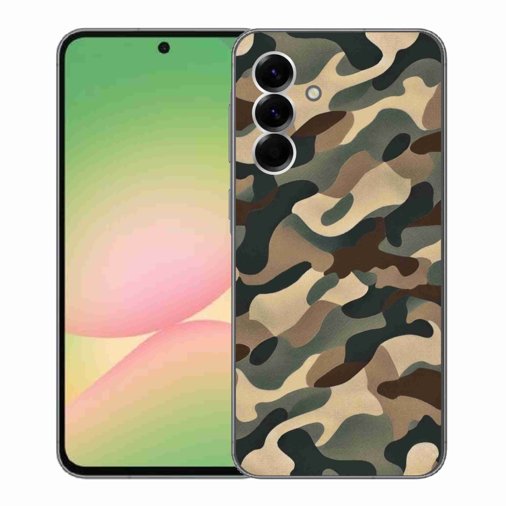 Gelový kryt mmCase na Samsung Galaxy A56 5G - maskáčový vzor 11