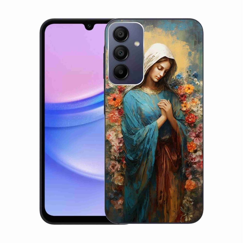 Gelový kryt mmCase na Samsung Galaxy A15 4G/5G - svatá žena