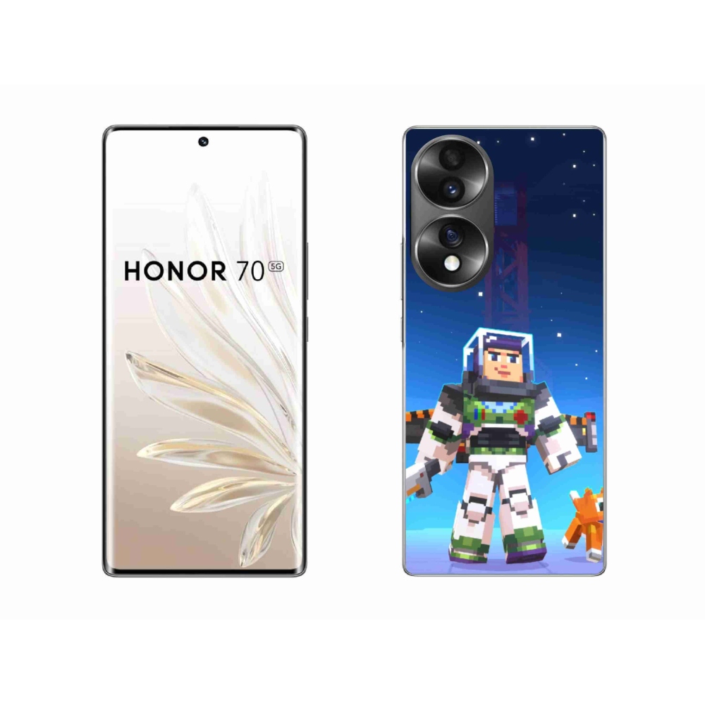 Gelový kryt mmCase na Honor 70 - minecraft 2