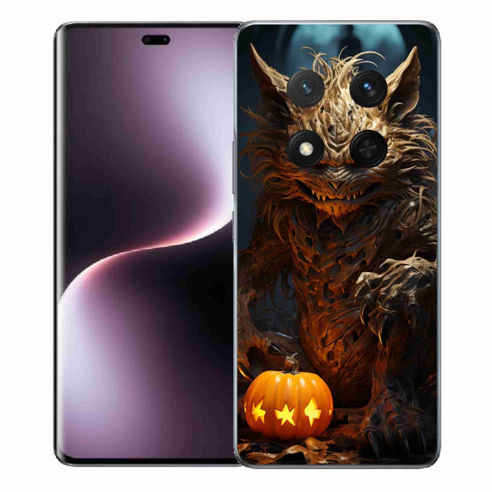 Gelový kryt mmCase na Honor Magic 7 Lite 5G - halloweenská příšera