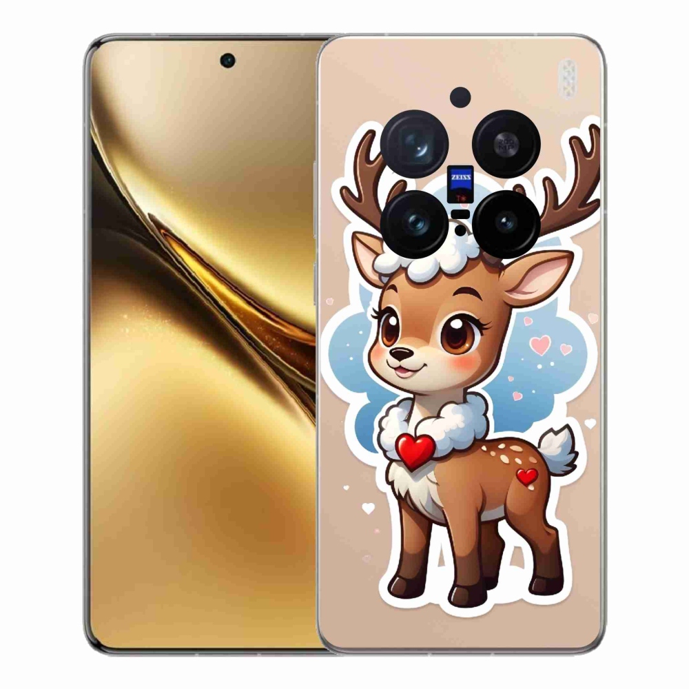Gelový kryt mmCase na Vivo X200 Pro 5G - kreslený sob