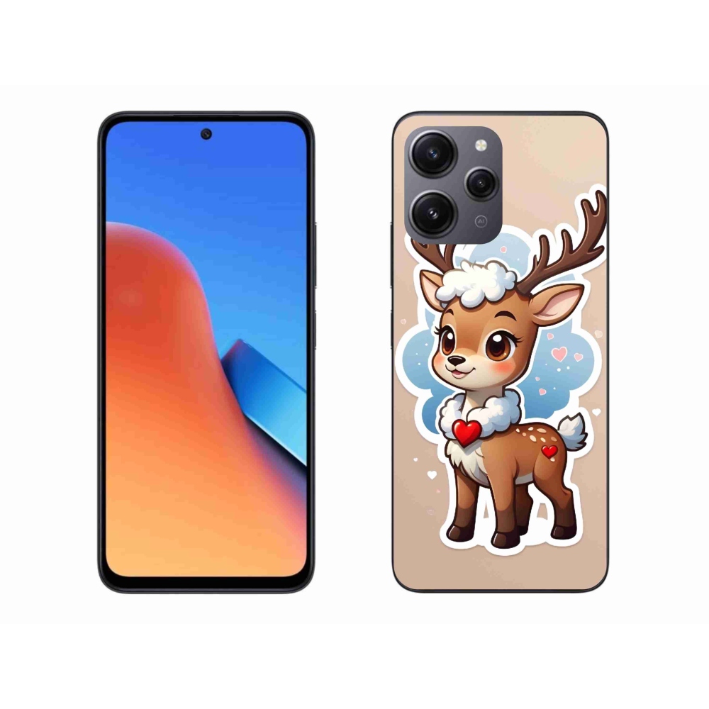 Gelový kryt mmCase na Xiaomi Redmi 12 - kreslený sob