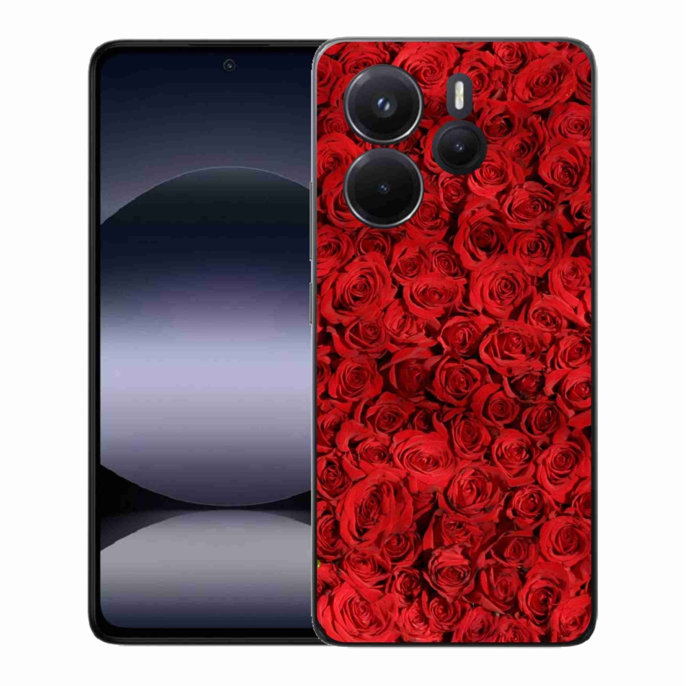 Gelový kryt mmCase na Xiaomi Redmi Note 14 - růže